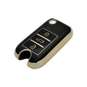พลาสติก TPU พลาสติกซิลิโคนนิ่มขอบโครเมียมสีทองสำหรับ Roewe <span class=keywords><strong>MG</strong></span> One Astor zev 7 Rx5 5ตัวครอบกุญแจอัจฉริยะรถยนต์ปลอกเคส - Product Image 2