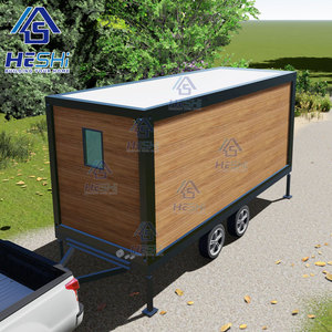 Sécurité Préfabriqué Conteneur Remorque Petite Maison Sur Roue Prix Préfabriqué Portable Maison Moderne Casas Prefabricadas - Product Image 2