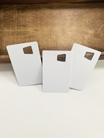 Impression personnalisée de haute qualité carte d'identité hologramme en Polycarbonate blanc vierge fenêtre transparente modèle ISO Interface de Communication NFC RFID