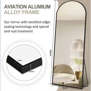 2025 Trending Products Custom Rustic <b>Arch</b> Standing Full-Length Mirror for Bedroom Dressing Room Living Room Furniture Decorative - Product Image 6