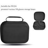 Étui de transport personnalisé OEM ODM de luxe pour casque VR, coque rigide en EVA, antichoc, étanche, sac de rangement portable pour Meta Quest3S