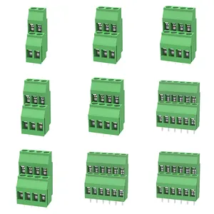 KF130A Pitch 5.0 5.08mm double row stacked screw PCB euro terminal block connector MKKDS3/..-5.08 EEHK508V MB432-508MA