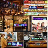 Pantalla LED Programable con Control por Aplicación, Letrero Luminoso LED Personalizado, Panel Publicitario, Luces LED para Automóviles, Ojos LED para Camiones