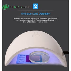 Testeur de lentilles photochromiques S-15X Blue Cut avec 15 LED, équipement de test rapide des lentilles de couleur - Product Image 1