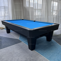 Table de billard professionnelle en ardoise noire de qualité supérieure, prix fabricant, norme internationale, retour de boules, table de billard diamant 9 pieds
