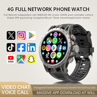 4G All-netcom Téléphone Montre Q85 AMOLED HD Écran 200W Pixel Rotatif Caméra Global GPS Positionnement Navigation Hommes Smartwatch