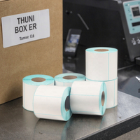 Étiquettes de codes-barres thermiques directes 50x45mm, rouleaux autocollants pour étiquettes de prix et identification des stocks en entrepôt