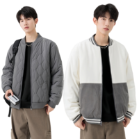 Veste pour homme personnalisée, réversible, en polaire épaisse, pour l'hiver, style décontracté, veste pour homme