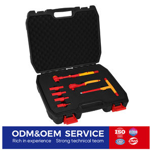 Jeu de douilles de clé dynamométrique professionnelles avec poignée en T et outils à cliquet pour la réparation automobile, l'installation électrique et l'utilisation domestique - Product Image 1