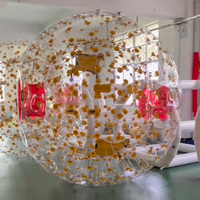 Jouets gonflables en TPU, ballon Zorb pour l'herbe, jeux de ballons aquatiques, ballon hamster humain pour s'amuser dans l'eau