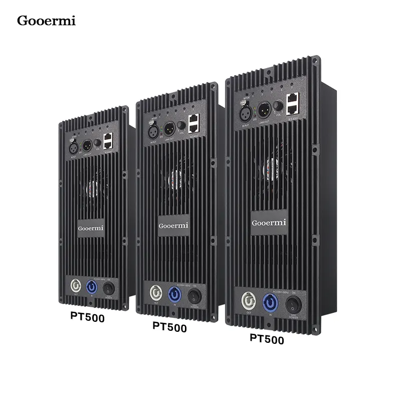Gooermi PT500 Professional Subwoofer Power Amplifier Board DSP Karaoke Speaker Amplifier Module For Line Array