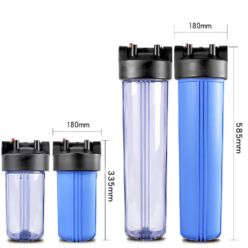 20 inch jumbo Blue Water Filter Housing for Whole House Water Purification
