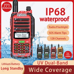 BAOFENG UV98 Pro Waterproof Radio Handheld Ham <b>Walkie</b> <b>Talkie</b> VFH UFH Transceiver Long Range Two-Way Radios BFUV-98PRO - Product Image 5