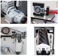 Machine à dégauchir industrielle double face pour le travail du bois, moteur haute précision, dégauchissage de surface, 24KW haute puissance