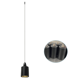 Antenne radio mobile pour voiture en acier inoxydable VHF 136-174 MHz, antenne de communication flexible longue portée - Product Image 3