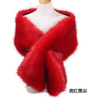 Châle en fausse fourrure pour femme, manteau cape pull pour soirée