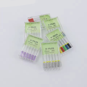 Professionele Tandheelkundige <span class=keywords><strong>NITI</strong></span> <span class=keywords><strong>K</strong></span>-<span class=keywords><strong>Files</strong></span> 21mm 25mm 6-delige verpakking Handmatig te gebruiken Endodontische <span class=keywords><strong>Files</strong></span> Wortelkanaalinstrumenten voor tandheelkundige wortelkanaalbehandeling - Product Image 5
