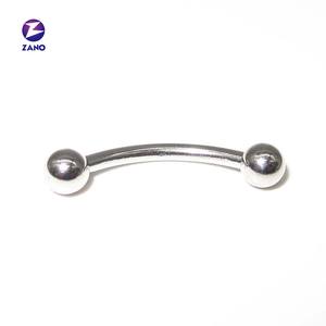 Joyas para Piercing Corporal de Acero Quirúrgico 316L, Calibre 16, Chapado en Oro para Niños, Piercing de Ceja Tipo Banana con Bola - Product Image 6