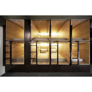 <span class=keywords><strong>Lit</strong></span> <span class=keywords><strong>superposé</strong></span> à capsule en acier Durable, à la mode, espace à deux étages, <span class=keywords><strong>lit</strong></span> <span class=keywords><strong>superposé</strong></span> avec <span class=keywords><strong>rideau</strong></span> pour hôtel, hôtel pour jeunes - Product Image 2