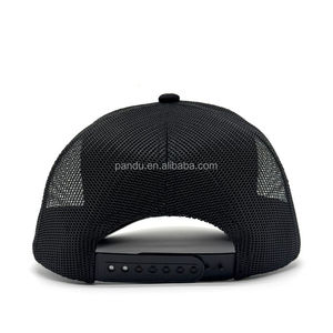 Cappelli Trucker in Camoscio con Ricamo 3D Personalizzato OEM/ODM, Stile Gotico, Retro in Rete, Visiera con Corda, Regolabili con Chiusura Snapback - Product Image 5