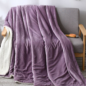 卸売シェニール格安ポリエステルカスタムシェルパフリースブランケットリバーシブルベビーブランケット（家庭用） - Product Image 3