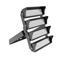 Proyector LED Antideslumbrante de Aluminio Fundido a Presión de 250-1500W, IP66, con Múltiples Ángulos de Haz para Campos de Fútbol y Estadios, Certificado ROHS