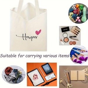 Bolsa de Mano <span class=keywords><strong>Harper</strong></span> Design con Nombre Personalizado, Color Rosa Corazón Café, Regalo para Damas de Honor, Novias, Madres - Product Image 5