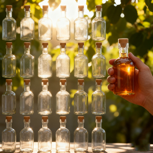 Bán Buôn 50Ml 100Ml 200Ml Mini Nước Trái Cây Rượu Vang Tinh Thần Rượu Thủy Tinh Chai Rượu Cho Whisky Vodka - Product Image 1