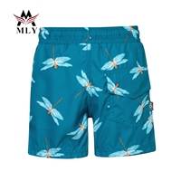 Zomerstrand zwembroekjes voor peuters, dieren- & fruitprint, 1-delig, snel drogend, stretch, op maat gemaakte zwemshorts