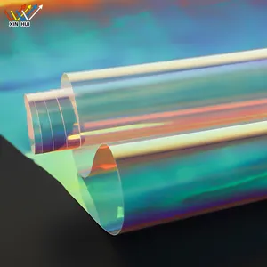 Tắc Kè Hoa cầu vồng Blaze năng lượng mặt trời Tint phim xây dựng trang trí lưỡng sắc màu dichroic Glass film1.38 * 30m/cuộn
