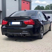 MRD MP Diffuser belakang BMW E90 E92 E93 M, olahraga serat karbon m-tech dengan ujung knalpot ganda tunggal