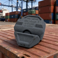 Verrou de conteneur standard en gros, faible MOQ (1-10 pièces), prix usine, pièces de conteneur de qualité marine ISO, galvanisées à chaud
