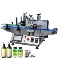 Machine d'étiquetage automatique de bureau de haute qualité pour petites bouteilles rondes, applicateur d'étiquettes, machine de codage et d'étiquetage pour bouteilles rondes