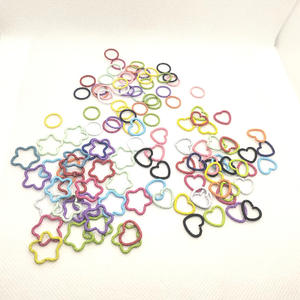 Pendiente <span class=keywords><strong>de</strong></span> aleación <span class=keywords><strong>de</strong></span> Metal con forma <span class=keywords><strong>de</strong></span> corazón y estrella, collar, anillo trenzado, sortijas divididas para fabricación <span class=keywords><strong>de</strong></span> joyas diy - Product Image 6