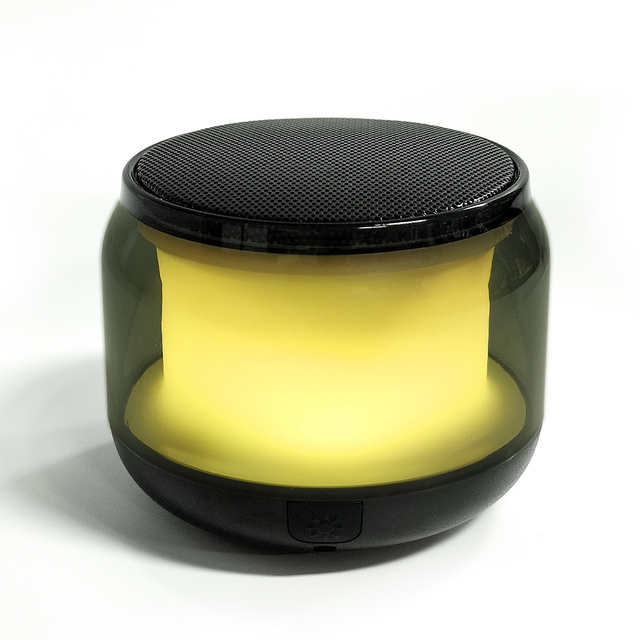 Factory Custom 3W Powerful Woofer Small Mp3 Stereo Music Box Portable Wireless Mini Speaker Memory Card RGB LED for Party Phone