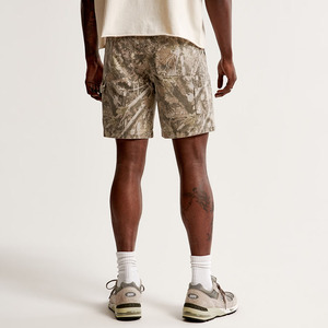 Shorts cargo en jean camouflage à imprimé, nouvelle conception 2024, shorts complets, shorts de charpentier, 100% coton, multi-poches, coupe droite - Product Image 4