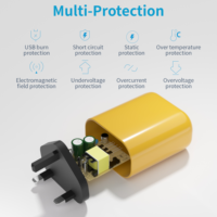 Gan Wholesale 45W Super Mobile Fast Type C Head 45W USB-C Wall PD Adapter Charging PLUG UK PLUG Wall Charger Charging PLUG
