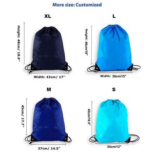Sac à dos de sport imperméable et portable en gros, sac à chaussures épais à cordon pour la gym et l'équitation - Product Image 2