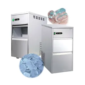 Safe And Efficient 50Kg 100Kg Bullet Shaped Ice Making Machine Ice Maker