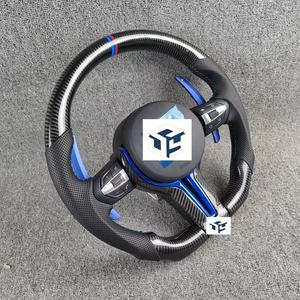 Volante de Fibra de Carbono para <span class=keywords><strong>BMW</strong></span> Serie 3 5 F10 F30 F90 F01 F12 M3 Z4 X1 X6, <span class=keywords><strong>Precio</strong></span> de Mayoreo Directo de Fábrica - Product Image 2