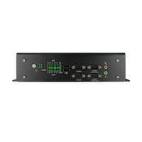 Sihovision I5-10200H Mini PC Quad Core DDR4 dengan PC Mini tanpa kipas industri 6 COM RS232 RS485 GPIO Win10 Linux