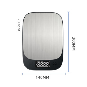 Báscula nutricional de alimentos inteligente con Bluetooth de acero inoxidable de 5kg, báscula de peso de cocina Digital, báscula eléctrica personalizada para alimentos - Product Image 3