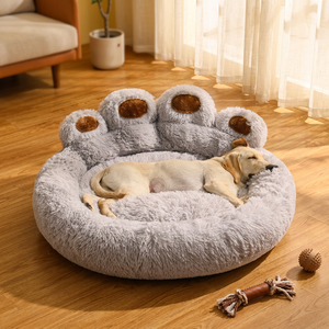 Cama para Perros de Tela de Lana para Invierno, Cálida, Mediana y Grande, para Perros de Pelo Largo como <span class=keywords><strong>el</strong></span> <span class=keywords><strong>Koki</strong></span> y <span class=keywords><strong>el</strong></span> Golden Retriever, Alfombra de Dormir de Lana, Universal para las Cuatro Estaciones, Suministros para Mascotas - Product Image 2