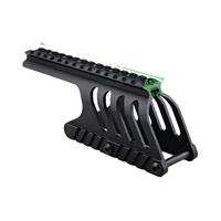 Support latéral à dégagement rapide en aluminium noir pour lunette de visée 20 mm, accessoire de chasse et de randonnée