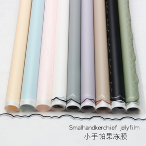 New Handkerchief Waterproof Plastic Wrapping Paper Flower Shop Fresh Flower Packaging Supplies Packaging Supplies - Product Image 1