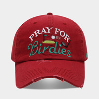 Gorra de béisbol de sarga de algodón caqui ajustable, estilo desgastado, para golf y actividades al aire libre, informal, de seis paneles, OEM al por mayor