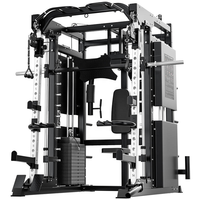Machine de musculation complète en acier pour usage intérieur, station multifonction pour l'entraînement des pectoraux, du dos et des bras, exercices de musculation