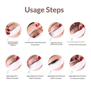 Kit de <span class=keywords><strong>Lifting</strong></span> de Pestañas y Cejas Líquido Vegano Semipermanente para Uso Personal en Casa, Marca Meiking - Product Image 4