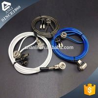 ANLI Nuevo tipo de ordenador portátil Curl Cable Lock con barra en T