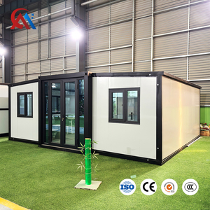Casa Contenedor Plegable y Expandible Aislada <span class=keywords><strong>de</strong></span> 20 pies, <span class=keywords><strong>de</strong></span> Alta Calidad, Móvil, Modular, Tipo Tiny Home, 4 Dormitorios, Lista para Cocinar, Mejor Compra - Product Image 1